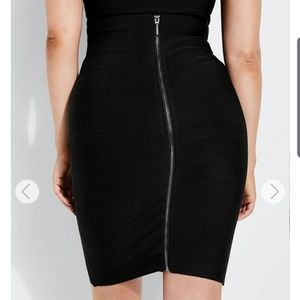 Guess Mirage black pencil skirt